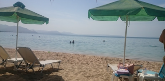 Ιπποκαμπάκι Beach bar Παραλία Αλυκές Δροσιά Χαλκίδα