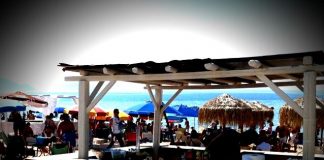 Παραλία Ιππόκαμπος Beach Bar Αλυκές Δροσιάς Χαλκίδα