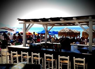 Παραλία Ιππόκαμπος Beach Bar Αλυκές Δροσιάς Χαλκίδα
