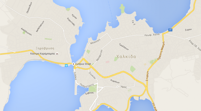 Χάρτης Χαλκίδας