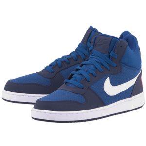 Nike - Nike Men's Court Borough Mid Shoe 838938-400 - ΜΠΛΕ