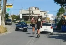 Τρόμος στη Χαλκίδα: Ανήλικοι με πατίνια-«πύραυλους» έτρεχαν με 70 χλμ/ώρα στο αντίθετο ρεύμα – Εικόνες που σοκάρουν